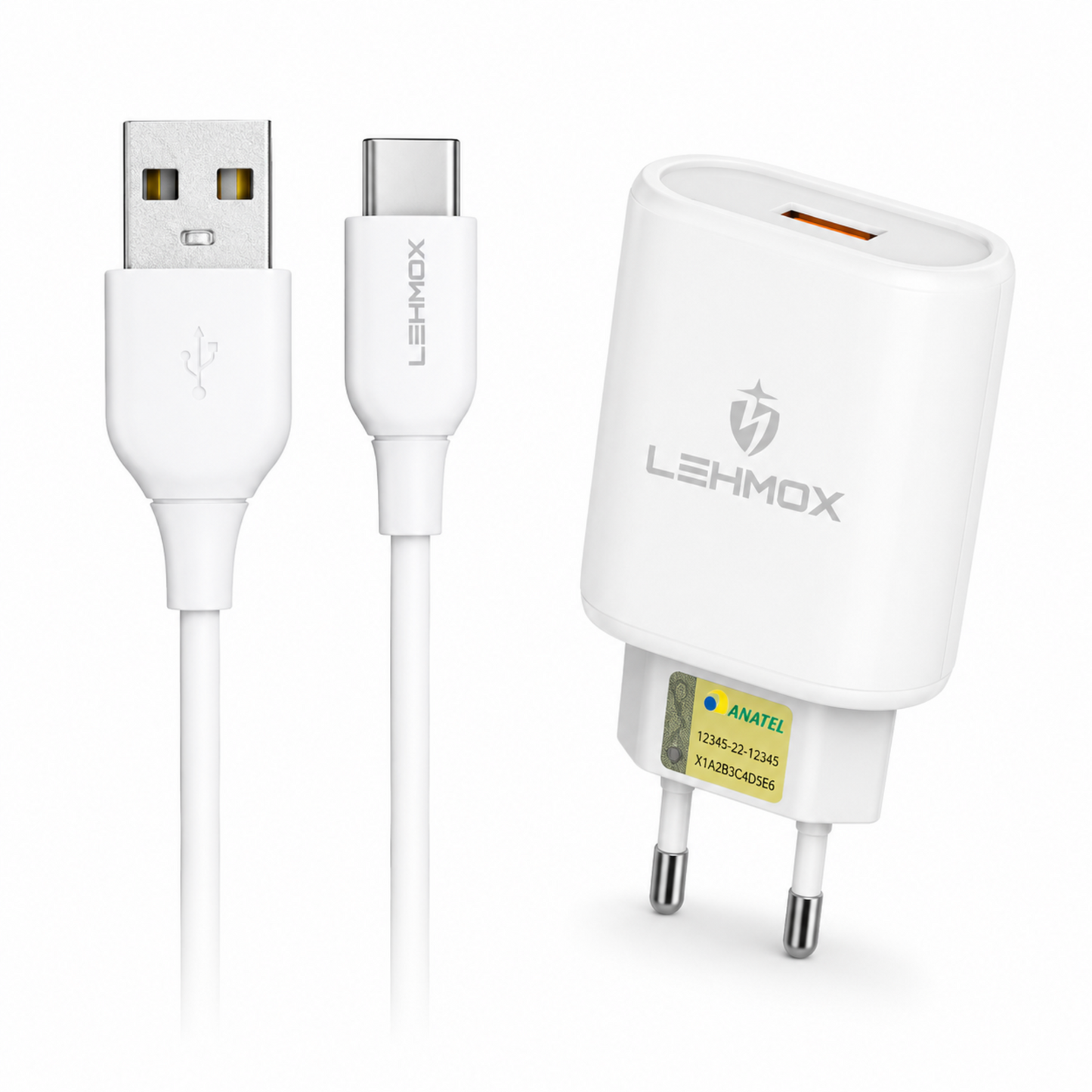 Carregador para celular Lehmox LE-522TYPEC