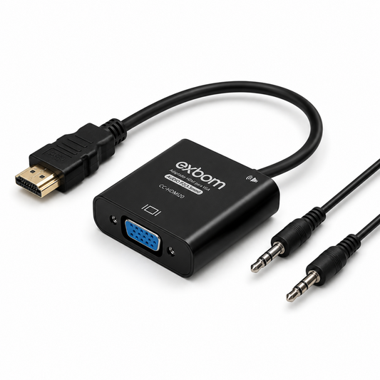 Adaptador e conversor de vídeo Lehmox LEY-01
