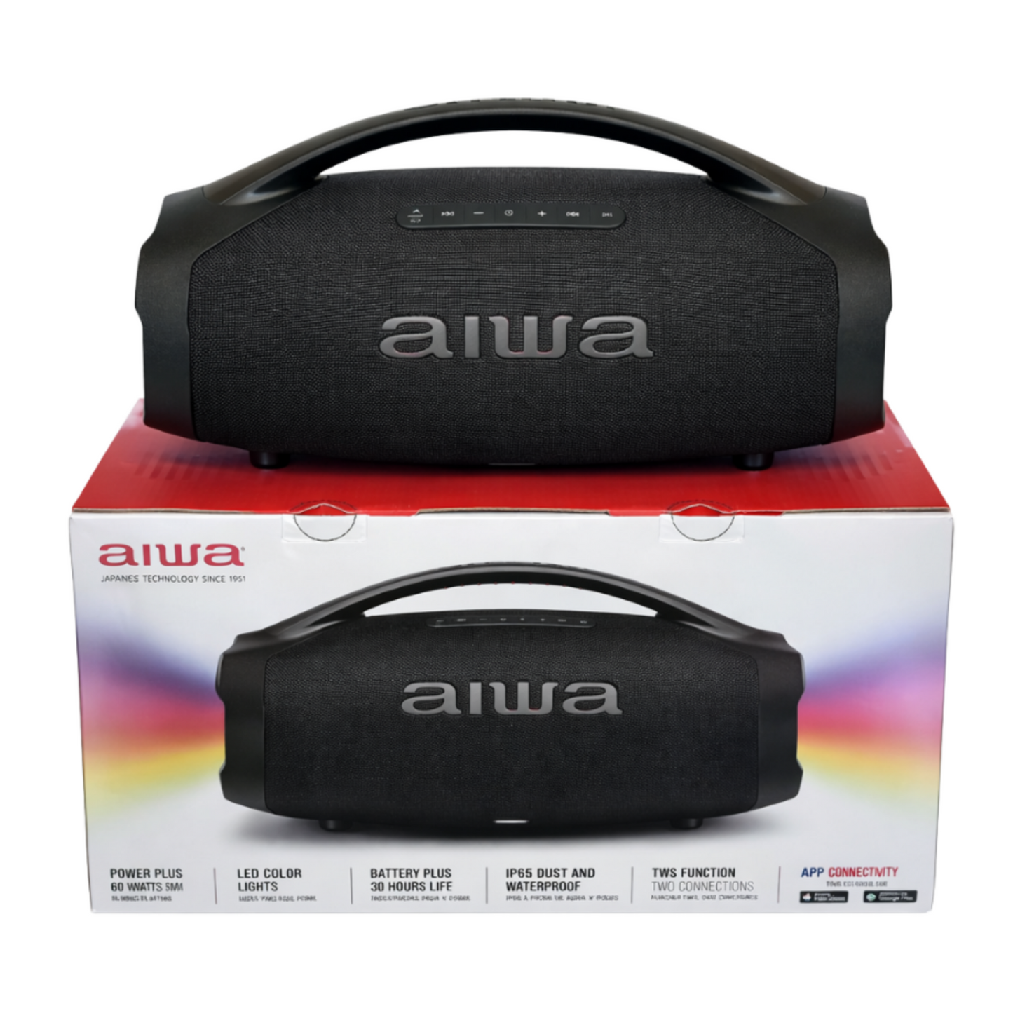 Caixa de som Aiwa BBS-01-LBL