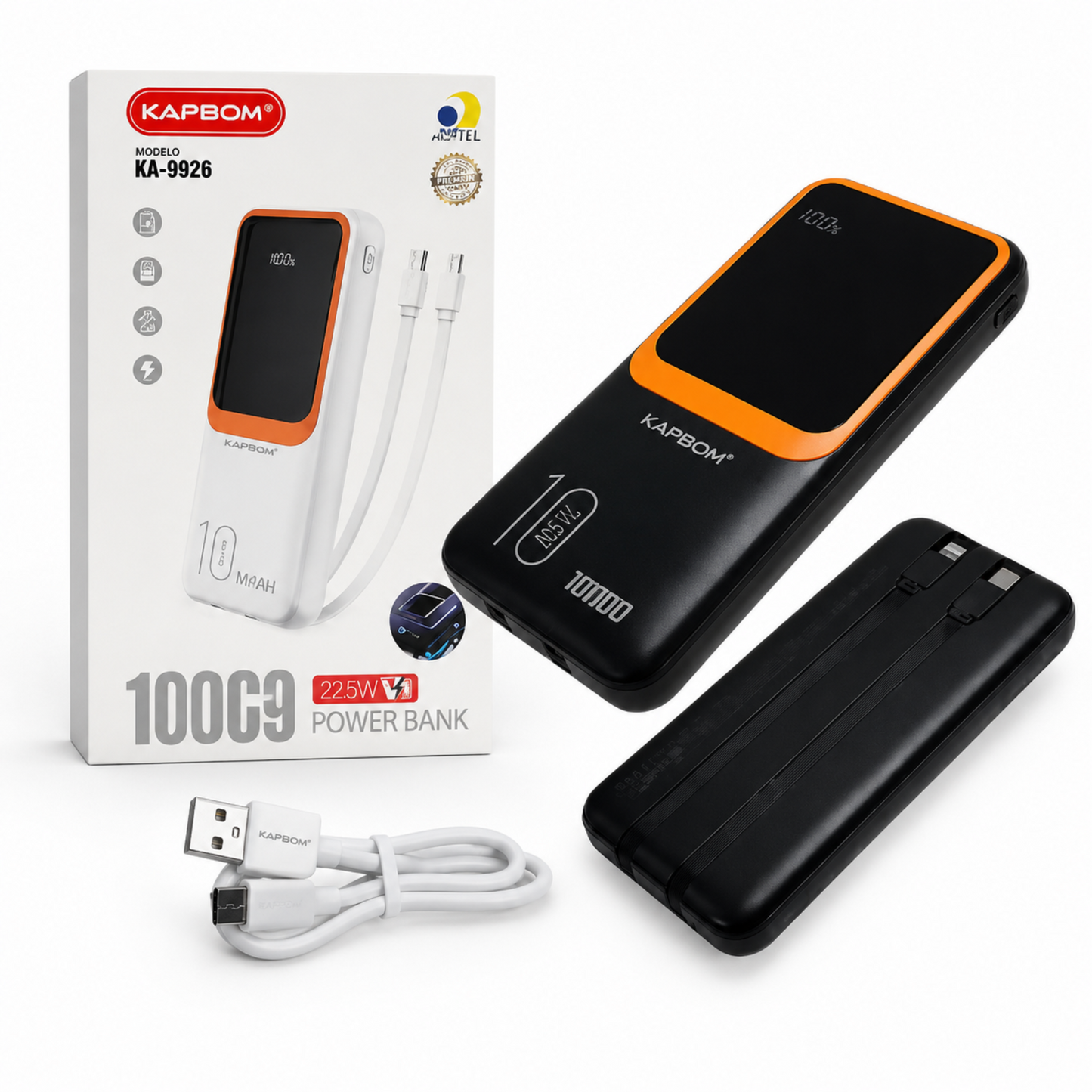 Carregador para celular portátil Kapbom KA-9926